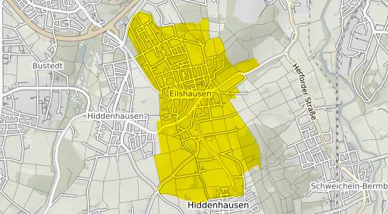 Immobilienpreisekarte Hiddenhausen Eilshausen