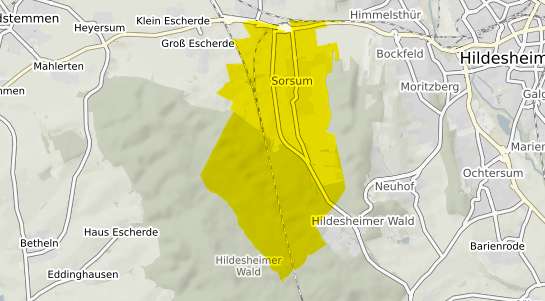 Immobilienpreisekarte Hildesheim Sorsum
