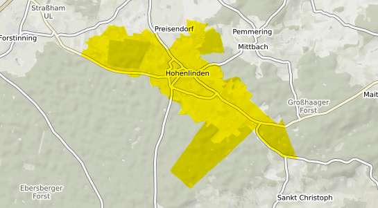 Immobilienpreisekarte Hohenlinden Hohenlinden