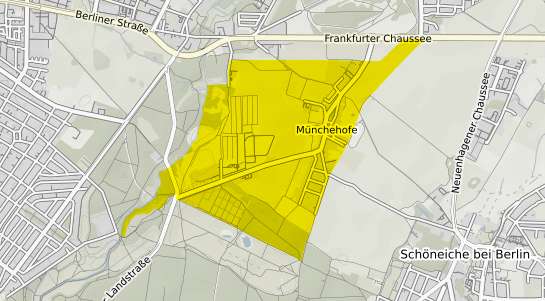 Immobilienpreisekarte Hoppegarten M&uuml;nchehofe