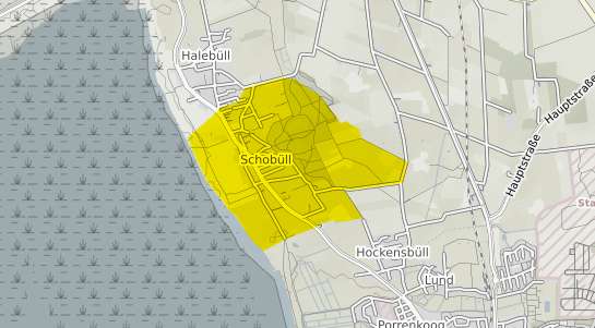 Immobilienpreisekarte Husum Schob&uuml;ll