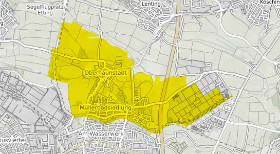 Immobilienpreisekarte Ingolstadt Oberhaunstadt