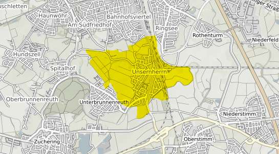 Immobilienpreisekarte Ingolstadt Unsernherrn