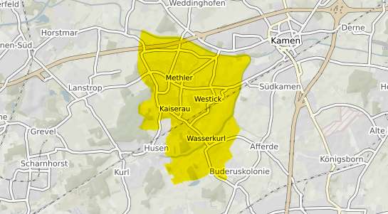 Immobilienpreisekarte Kamen Methler