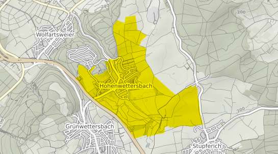 Immobilienpreisekarte Karlsruhe Hohenwettersbach