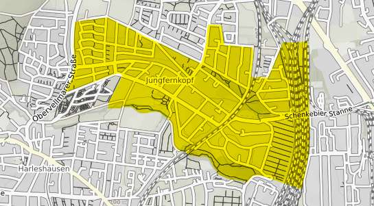Immobilienpreisekarte Kassel Jungfernkopf