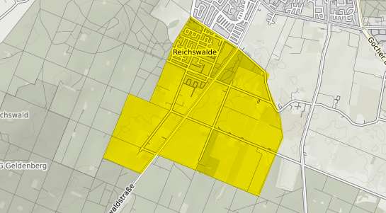 Immobilienpreisekarte Kleve Reichswalde