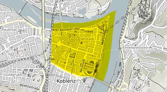 Immobilienpreisekarte Koblenz Altstadt