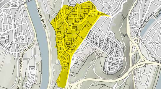 Immobilienpreisekarte Koblenz Karthause