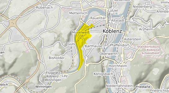 Immobilienpreisekarte Koblenz Moselweiss