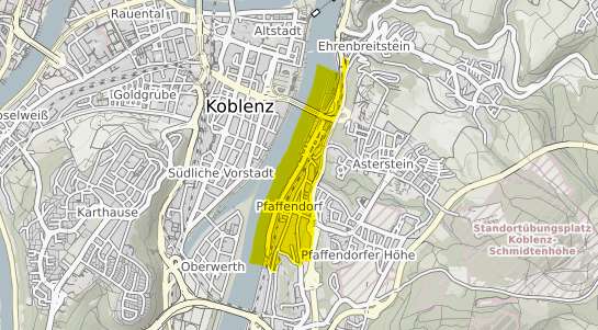 Immobilienpreisekarte Koblenz Pfaffendorf
