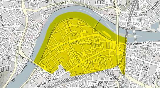 Immobilienpreisekarte Koblenz Rauental