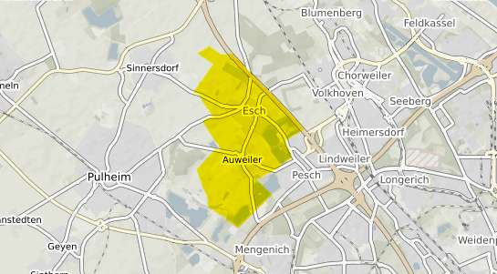 Immobilienpreisekarte K&ouml;ln Esch