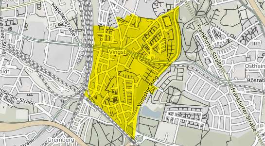 Immobilienpreisekarte K&ouml;ln Vingst