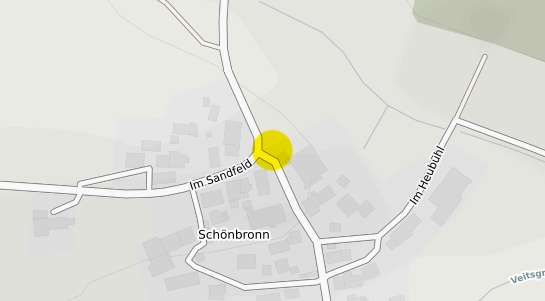 Immobilienpreisekarte Kre&szlig;berg Sch&ouml;nbronn