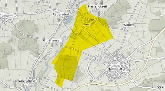Immobilienpreisekarte K&uuml;hbach Paar
