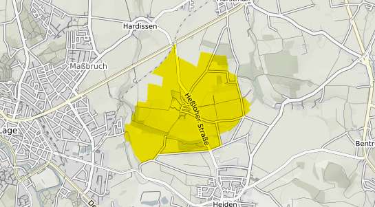 Immobilienpreisekarte Lage Hessloh