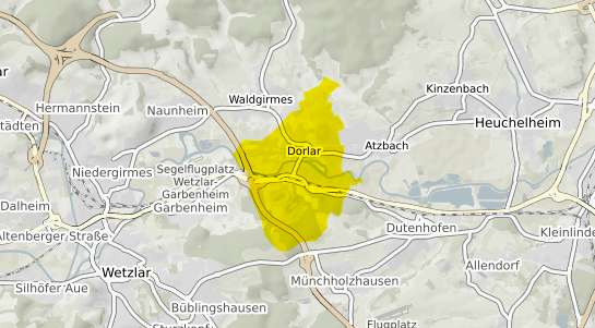 Immobilienpreisekarte Lahnau Dorlar