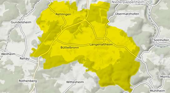 Immobilienpreisekarte Langenaltheim Langenaltheim