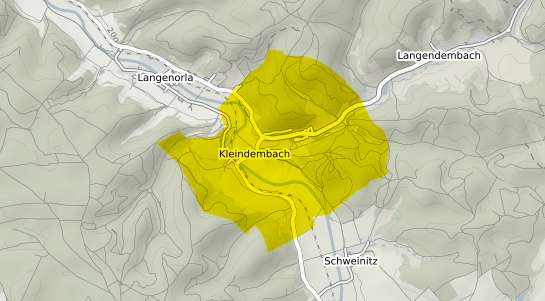 Immobilienpreisekarte Langenorla Kleindembach