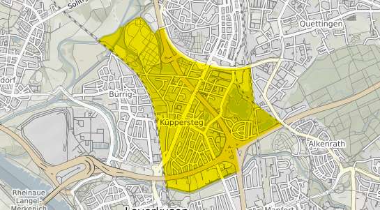 Immobilienpreisekarte Leverkusen Küppersteg