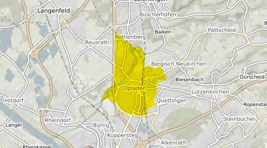 Immobilienpreisekarte Leverkusen Opladen