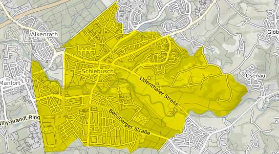 Immobilienpreisekarte Leverkusen Schlebusch