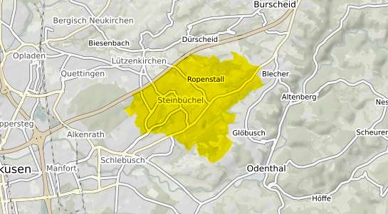 Immobilienpreisekarte Leverkusen Steinbüchel