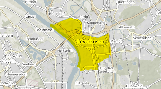 Immobilienpreisekarte Leverkusen Wiesdorf