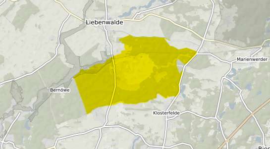 Immobilienpreisekarte Liebenwalde Kreuzbruch