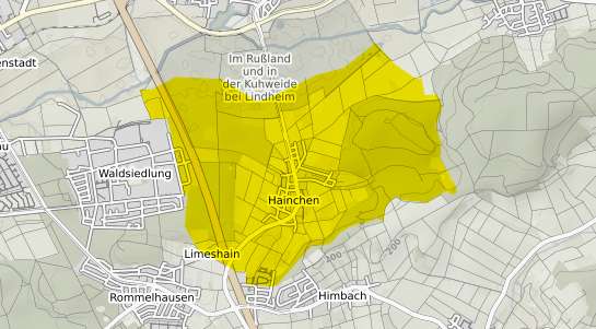 Immobilienpreisekarte Limeshain Hainchen