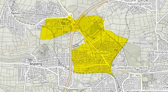 Immobilienpreisekarte Ludwigsburg Eglosheim
