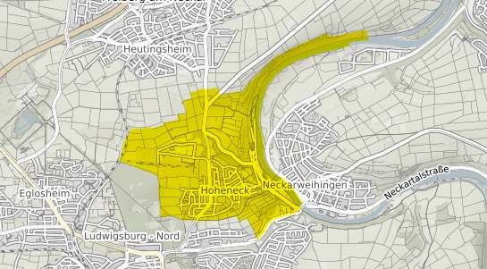 Immobilienpreisekarte Ludwigsburg Hoheneck