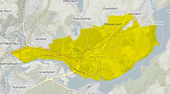 Immobilienpreisekarte Lübeck Kücknitz