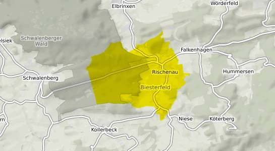 Immobilienpreisekarte L&uuml;gde Rischenau
