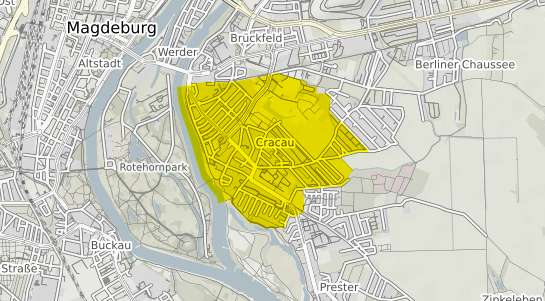 Immobilienpreisekarte Magdeburg Cracau