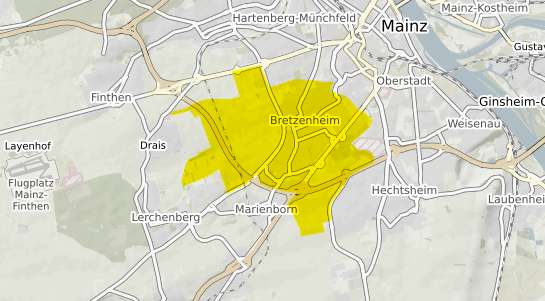 Immobilienpreisekarte Mainz Bretzenheim