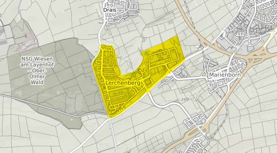 Immobilienpreisekarte Mainz Lerchenberg