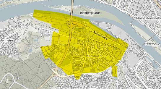 Immobilienpreisekarte Mainz Mombach