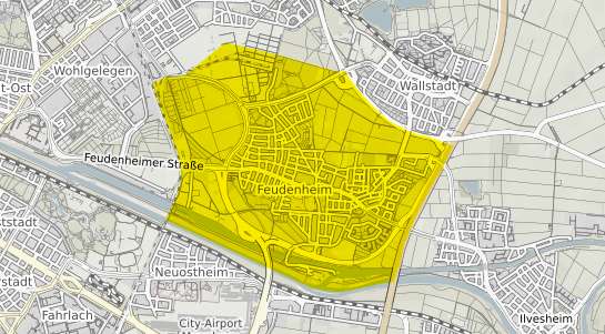 Immobilienpreisekarte Mannheim Feudenheim