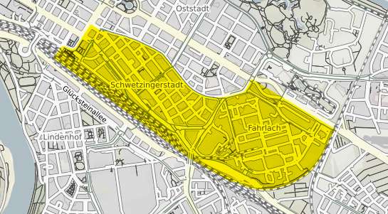 Immobilienpreisekarte Mannheim Schwetzingerstadt