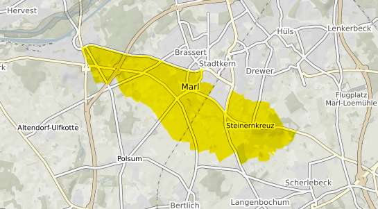 Immobilienpreisekarte Marl Marl