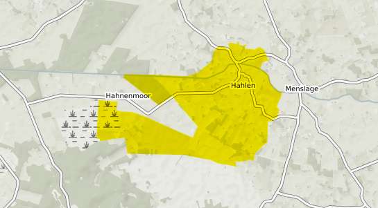 Immobilienpreisekarte Menslage Hahlen