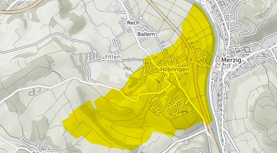 Immobilienpreisekarte Merzig Hilbringen