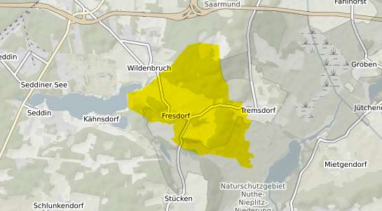 Immobilienpreisekarte Michendorf Fresdorf