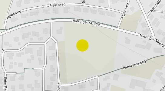 Immobilienpreisekarte Mietingen Walpertshofen