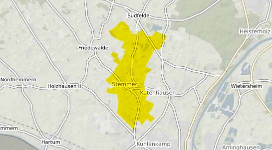 Immobilienpreisekarte Minden Stemmer