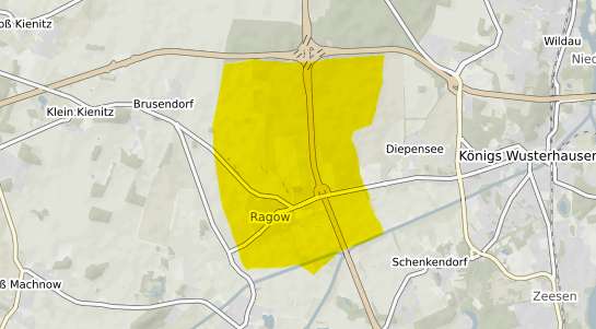Immobilienpreisekarte Mittenwalde Ragow