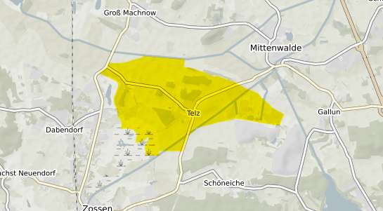 Immobilienpreisekarte Mittenwalde Telz