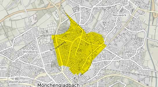 Immobilienpreisekarte M&ouml;nchengladbach Eicken
